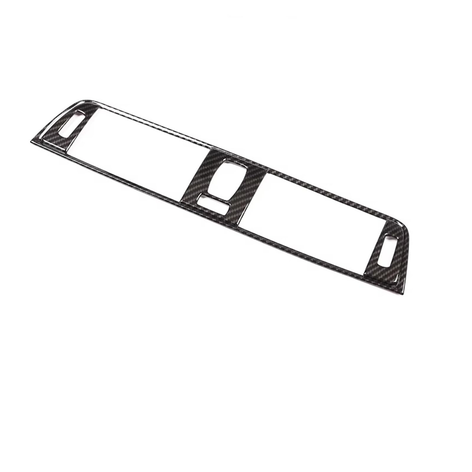 for BMW 3 Series for F30 2013-2018 ABS Silver/Carbon Fiber Car in The Control Air Conditioning Vent Frame Stickers Interior Cover Trim