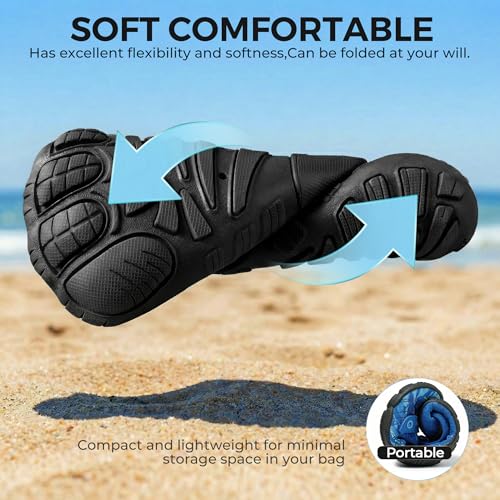 Image of SEEKWAY Barefoot Water Shoes for Kids - Wide Toe Box and Quick-Dry Sand Shoes Toddler for Hiking Swim Beach Pool Kayak Sport Accessories, Camping Essentials Must-Haves for Boys Girls Sizes