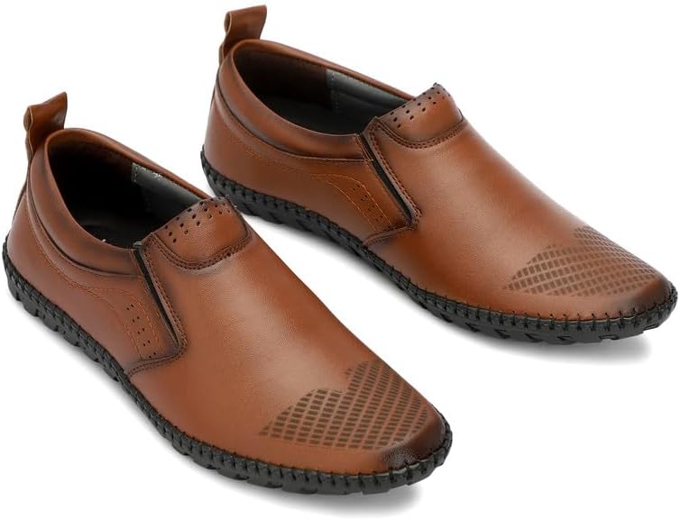 Men's Shoes Synthetic Leather Slip On Moccasins Casual Loafers for Men