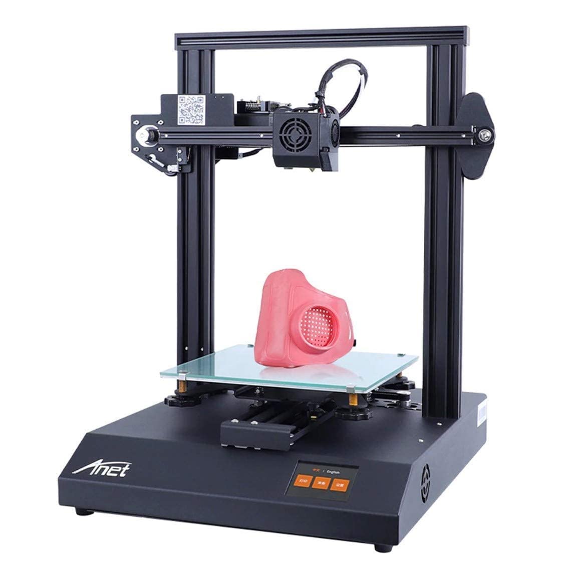 Anet ET4 Pro DIY 3D Printer - 2.8 Inch LCD Color Touch Screen | Unibody Aluminum Frame | Automated Bed Levelling | Upgraded Over-Current Protection | Size 220 X 220 X 250mm