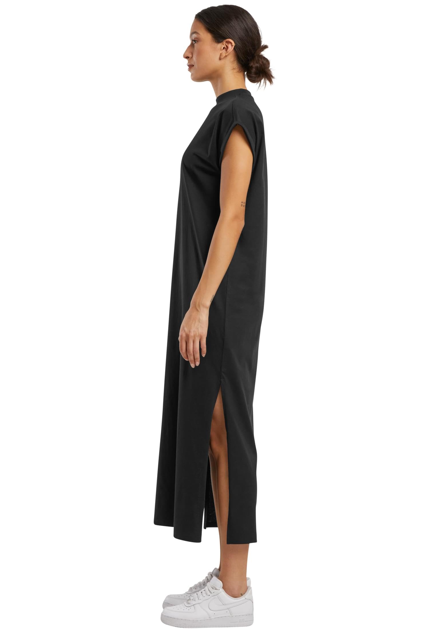 Build Your Brand Damen By302-ladies Long Extended Shoulder Dress Dress (1er Pack)