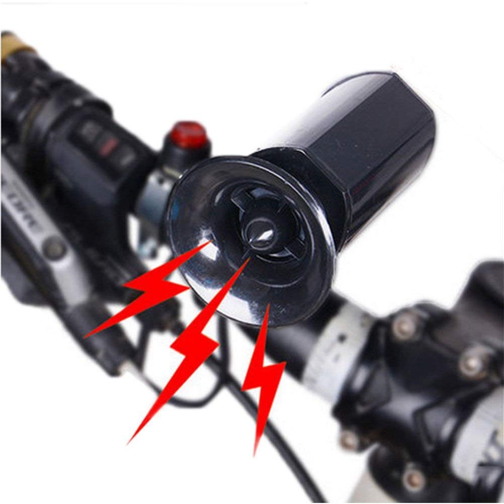 LIGHTER HOUSE� 06 Sound ABS Plastic Cycling Bike Bell Alarm Warning Ultra Loud Bicycle Electric Horn Accessory, 7.5 x 7.5 x 9 cm, Black (B07S2TP965) Amazon Price History, Amazon Price Tracker