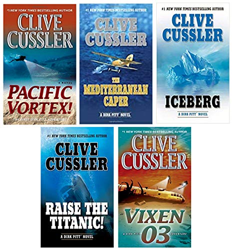 Dirk Pitt Adventure Series - Part 1 - Volumes 1-5: (The Mediterranean Caper, Iceberg, Raise the Titanic!, Vixen 03 & Night Probe!)