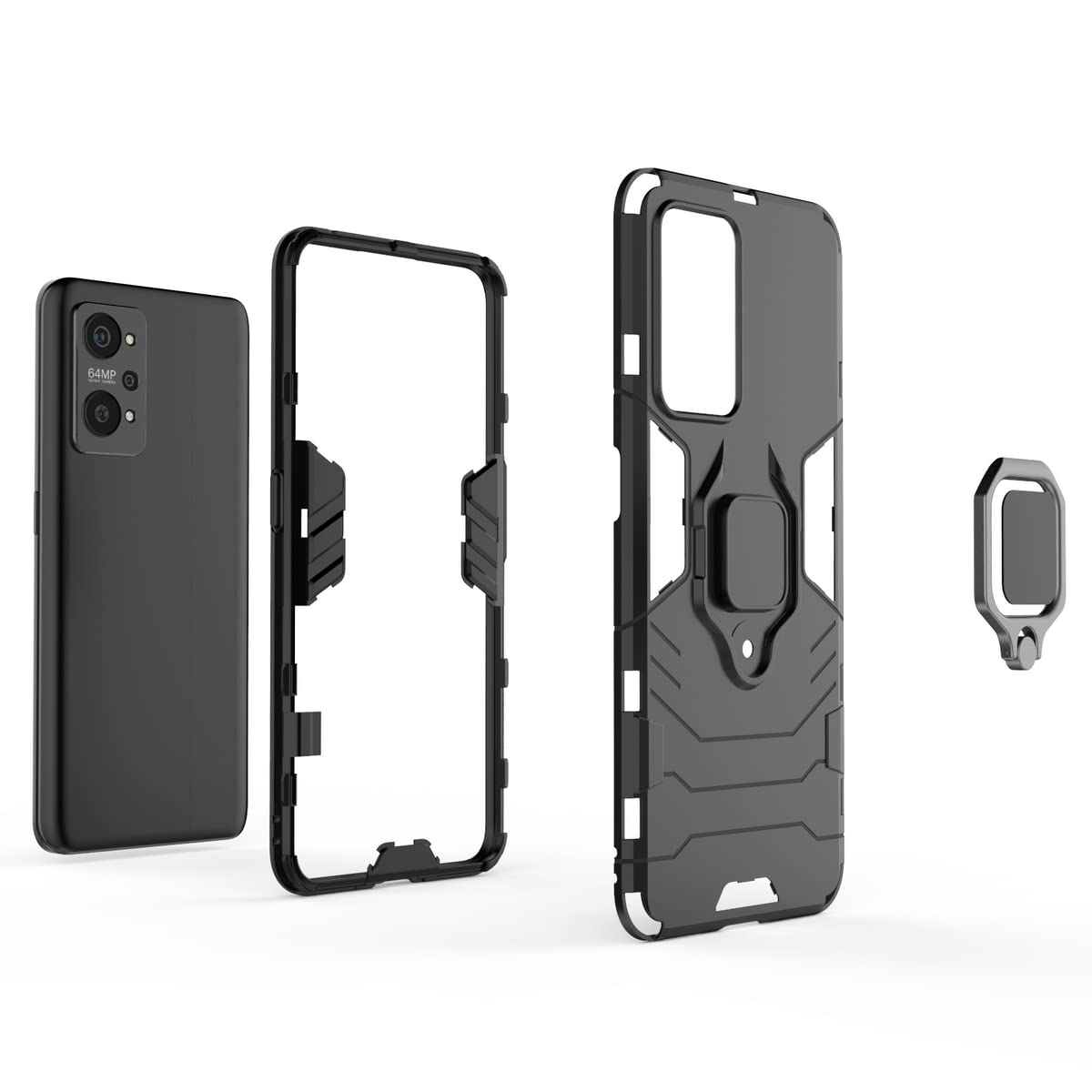 Amazon.com: QiongNi Case for Oppo Realme GT Neo 2 Case Cover
