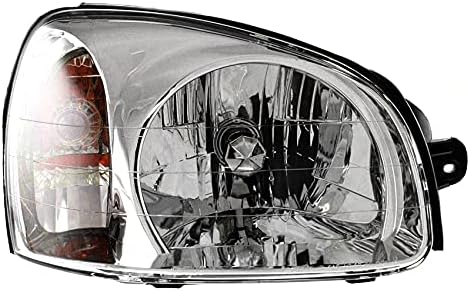 New Right Headlight Compatible With Hyundai Santa GLS LX FE Base Limited Sport Utility 2.4L 2.7L 3.5L 2003 2004 2005 By Part Numbers 9210226251