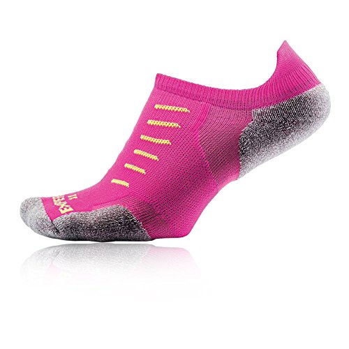Thorlos Experia Unisex XCTU Multi-Sport Thin Padded No Show Sock, Pink, Small