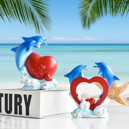 Shengtian Dolphin Love Heart Statue thumb #6