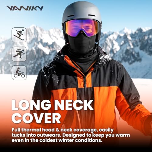 YANIKY Winter Balaclava Ski Mask for Men Women Breathable Warm Face Mask - image 6