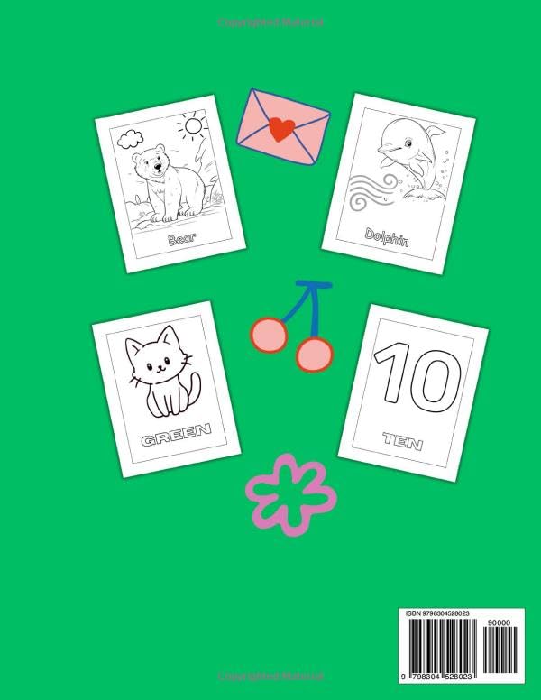 My First Coloring Book For Kids Ages 3-5: 50+ Easy And Fun Cute Animals and Simple Pictures For Toddlers, Kindergarten And Preschoolers Children image 3