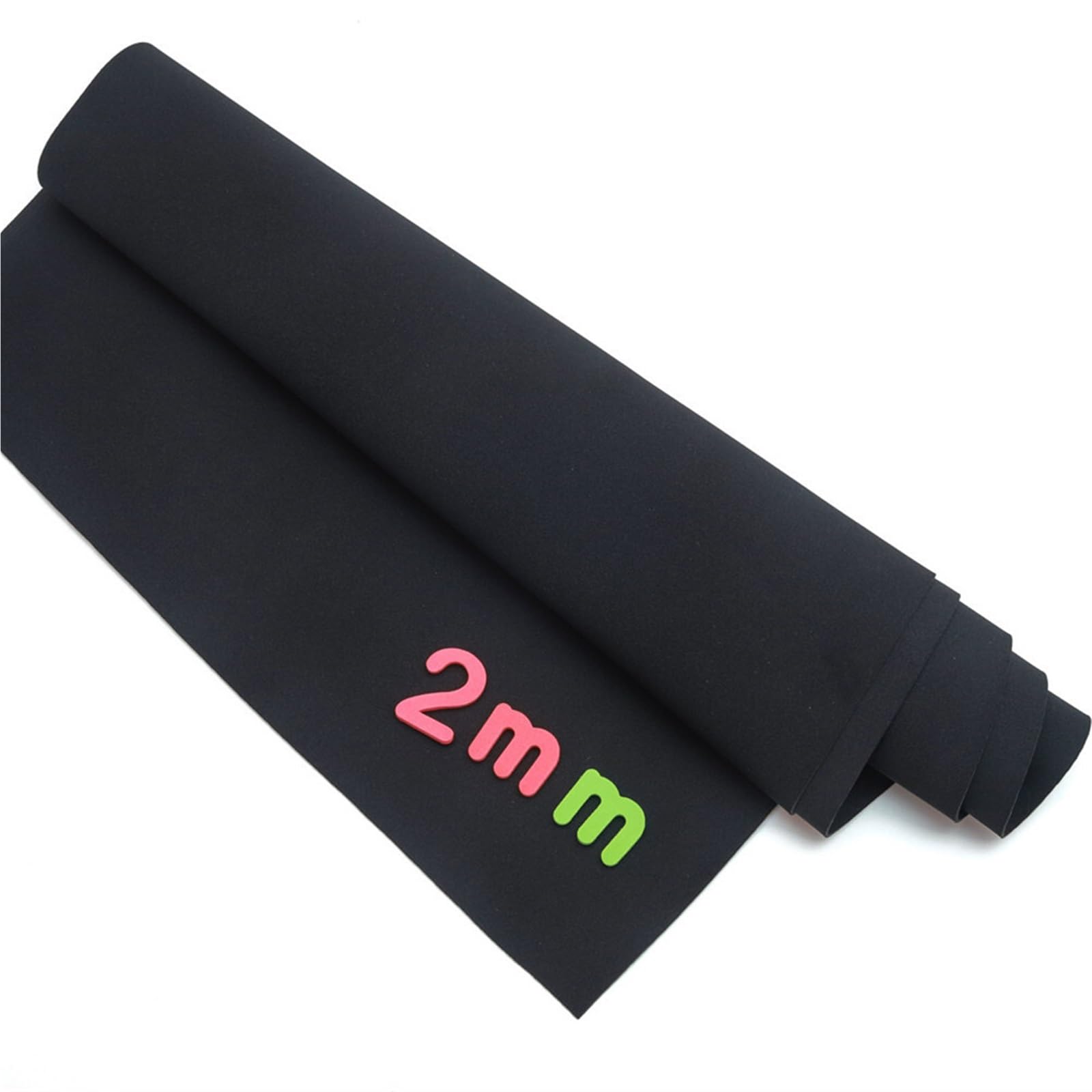 Neoprene Waterproof Fabric Black Neoprene Sewing Cloth Diving 2mm Stretch Can Be Used As A Bag Waterproof Windproof