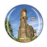 Volvic France Kühlschrankmagnet, Reise-Souvenir, Geschenk, Kühlschrank, Kristall, Magnet-Aufkleber-Kollektion
