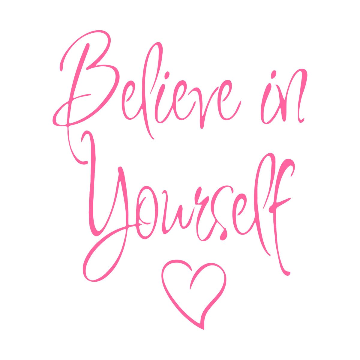 Gym Wall Stickers Inspirational Quotes Believe in Yourself Home Decor Office Classroom Vinyl Window Mirrow Wall Decals Small - 42x35cm — image 1