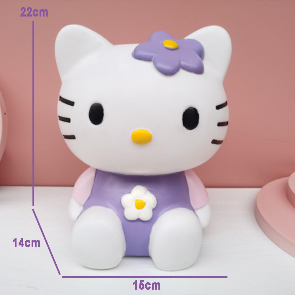 Amazon.co.jp: かわいい大型貯金箱 たくさんのコイン プラスチック貯金箱 女の子向け 漫画貯金箱 愛らしい貯金箱 ティーンエイジャー向け  漫画の装飾貯金箱 プラスチックアニメコイン 貯金箱 (M猫) : おもちゃ