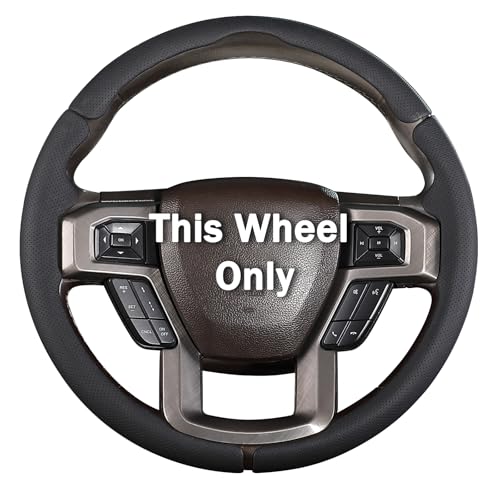 Steering Wheel Cover for Ford F150 2015-2020/ F250 2017-2022/ F350 2017-2022/ F450 2017-2022/ F550 2017-2022/ Ford Expedition 2018-2021 Steering Wheel Protector for Ford Steering Wheel Accessories