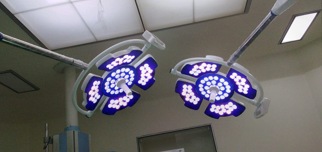 Sims Prima - 4 O.T. Ceiling LED Lights(single dome) Medical Lab Instrument,Surgical Lights
