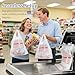 Thank You Plastic Bags1000 Count White With Handle 4 Gallon (11.5