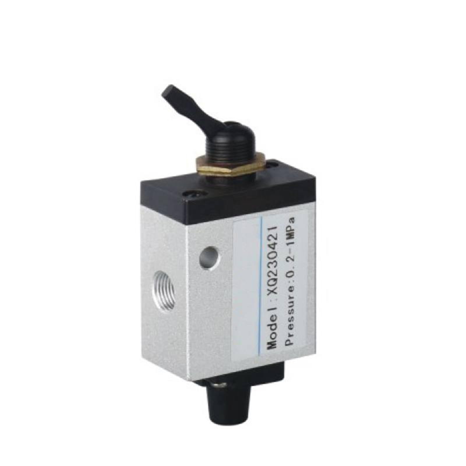 Distributeur pneumatique XQ 1/8 1/4 3/8 1/2 M5 en aluminium, vanne d'échappement, vanne manuelle pneumatique(XQ250420 06 G1-8,5PCS)