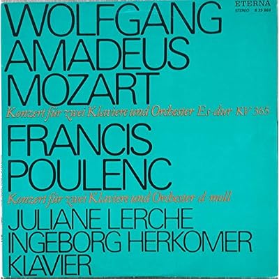 Konzert F&uuml;r Zwei Klaviere Und Orchester Es-dur KV 365. Konzert F&uuml;r Zwei Klaviere Und Orchester D-moll