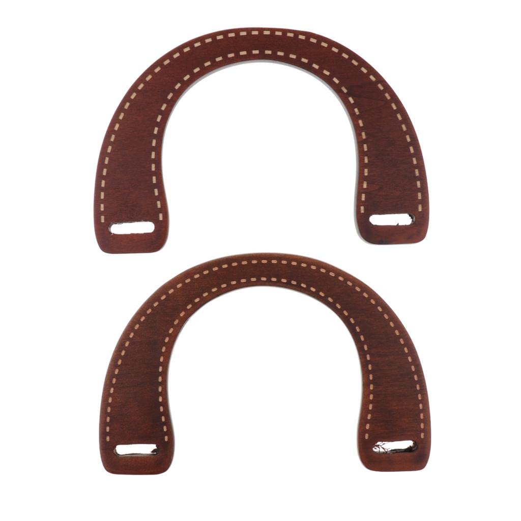 MYADDICTION 2PCS Wooden U-Shaped Handles Replacement for Handmade Bag Handbags Purse Handles Clothing, Shoes & Accessories | Womens Handbags & Bags | Handbag Accessories-image-30