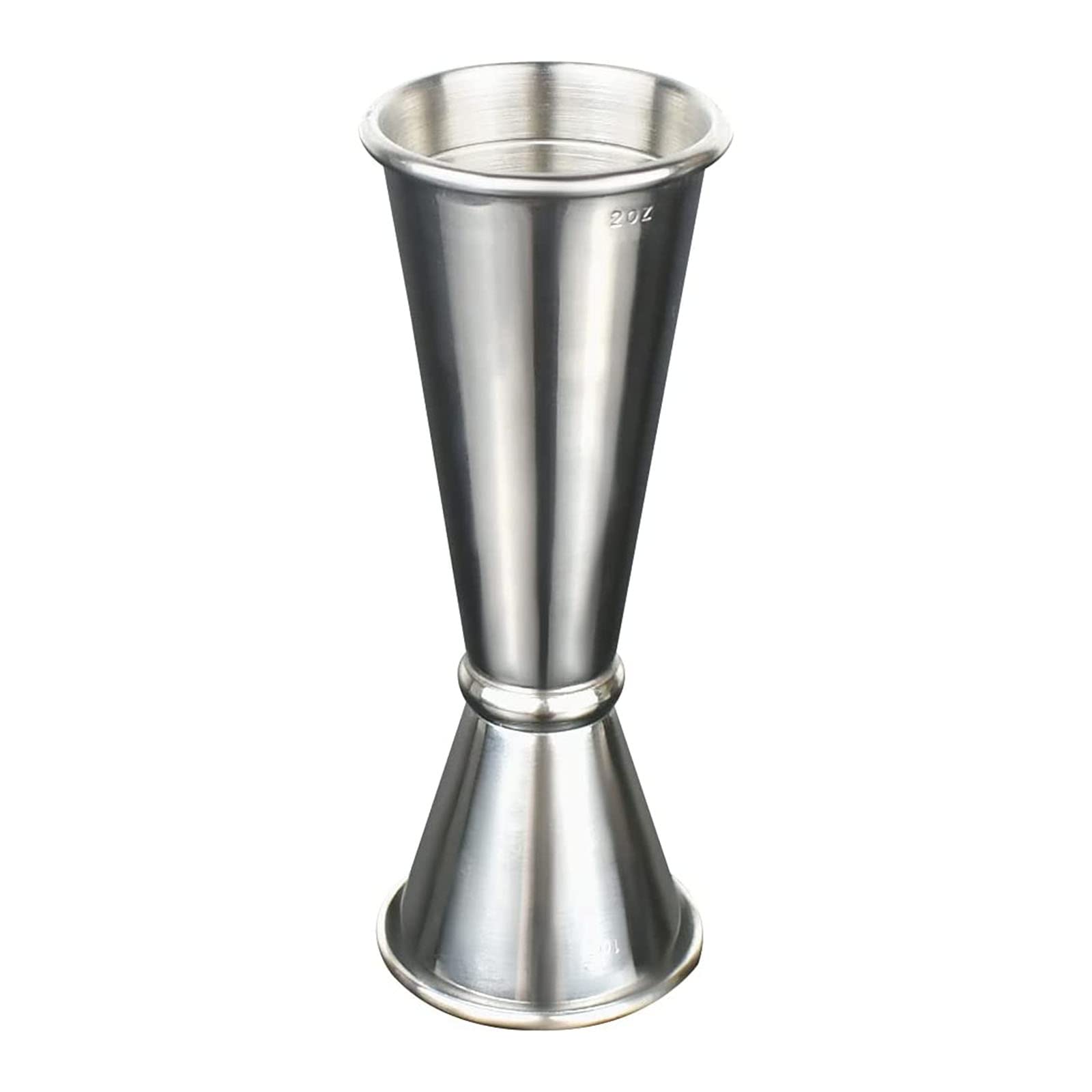 X spring Jigger for Bartending, 304 Stainless Steel Wine Tool Measuring Cup, Double Cocktail Jigger, Jigger Cup, Multipurpose Jiggers with Measurements Inside for Bars, Restaurant, Cafes