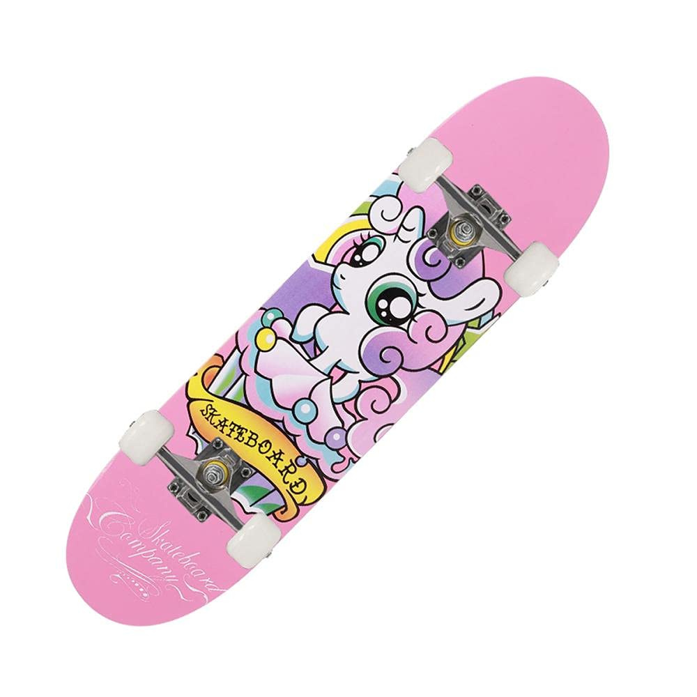 31 "Skateboards pour Filles, Adultes, débutants et Adolescents, Skateboard Complet 8 Plis Maple ConcAVE Cruiser.