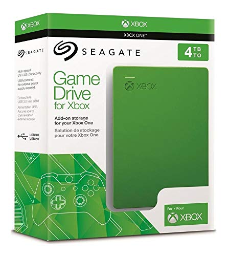 Image of Seagate 4 TB Portable External Hard Drive HDD Game Drive Designed for Xbox One (STEA4000402)