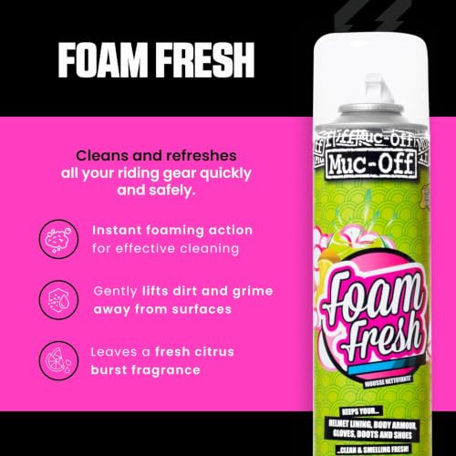 Muc-Off Motorcycle Bike Foam Fresh Interior Sanitizer - Image 3