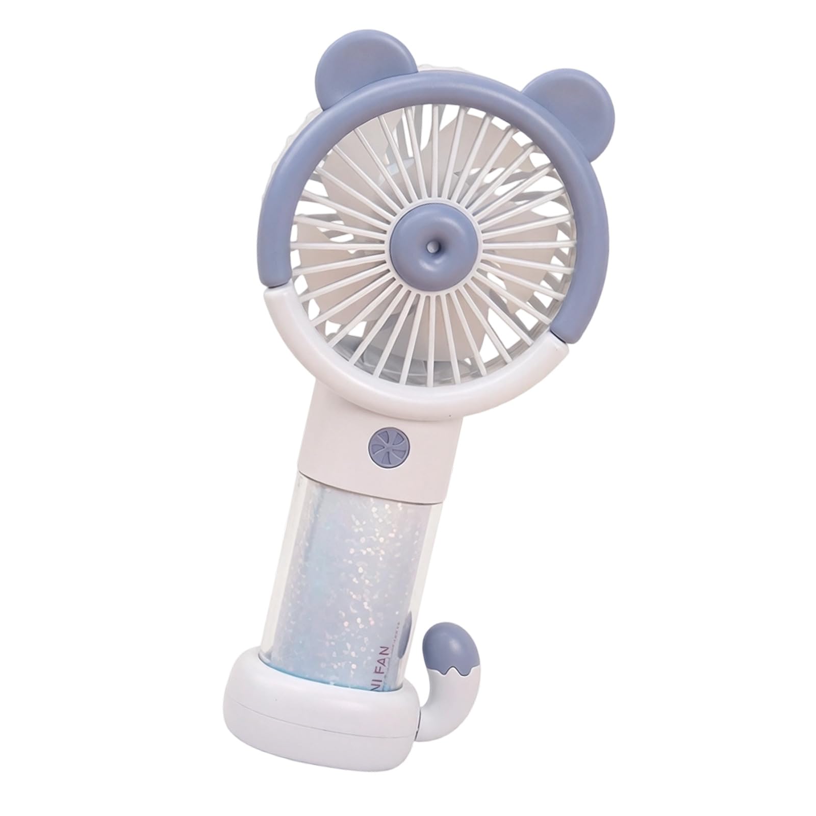 KieTeiiK Rechargeable Handheld Fan and Colorful Night Light Travel Quiet Cooling Device Texture for Outdoor Activity Quiet Tiny Fan