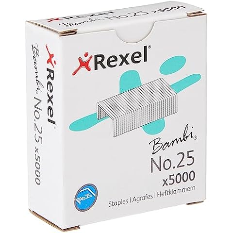 Rexel No.25 Small Staples for Mini Staplers Cover