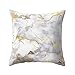Produktbild Zhen+ Geometrisch Marmor Textur Super weich Haushalt Dekoration Kissenbezug, Platz Auto Home Dekoration Kissenhülle Sofa Taille Throw Kissen Cover, Pillow Cover Sofa Lendenkissen Wurf Wohnkultur (E)