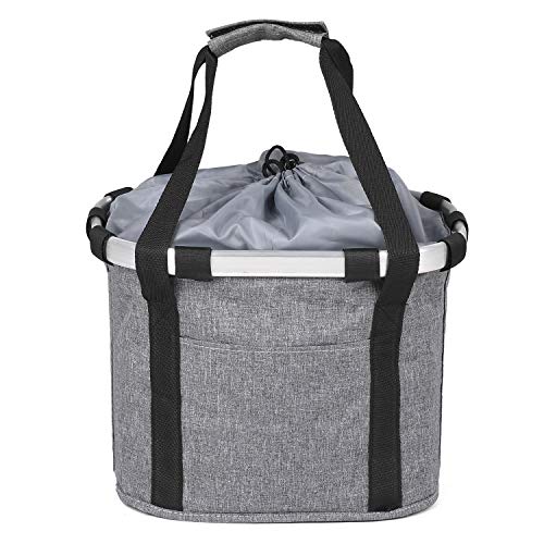 Festnight Cesta destacável da bicicleta Frente da bicicleta Transportadora para animais de estimação