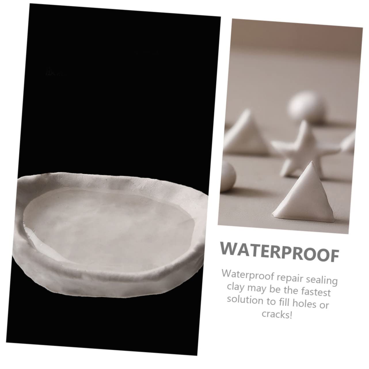 Sealant Caulk Clay for Air Conditioner Holes 4pcs Waterproof Tube Sealing Glue Fireproof Caulk Leakproof Wall Cavity Filler