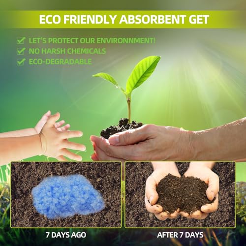 Polvo para inodoro portátil, gel absorbente ecológico para residuos líquidos, gelificación y desodorización, polvo para tratamiento de residuos en inodoros de emergencia, camping y senderismo al aire libre miniatura 4