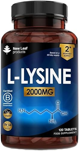 New Leaf L-Lysine Tablets 2000mg