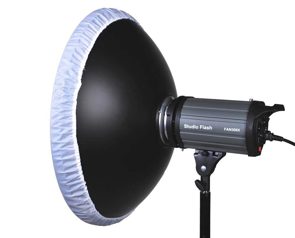 Beauty Dish 70cm inkl. Gitter (Wabe), Bowens und walimex