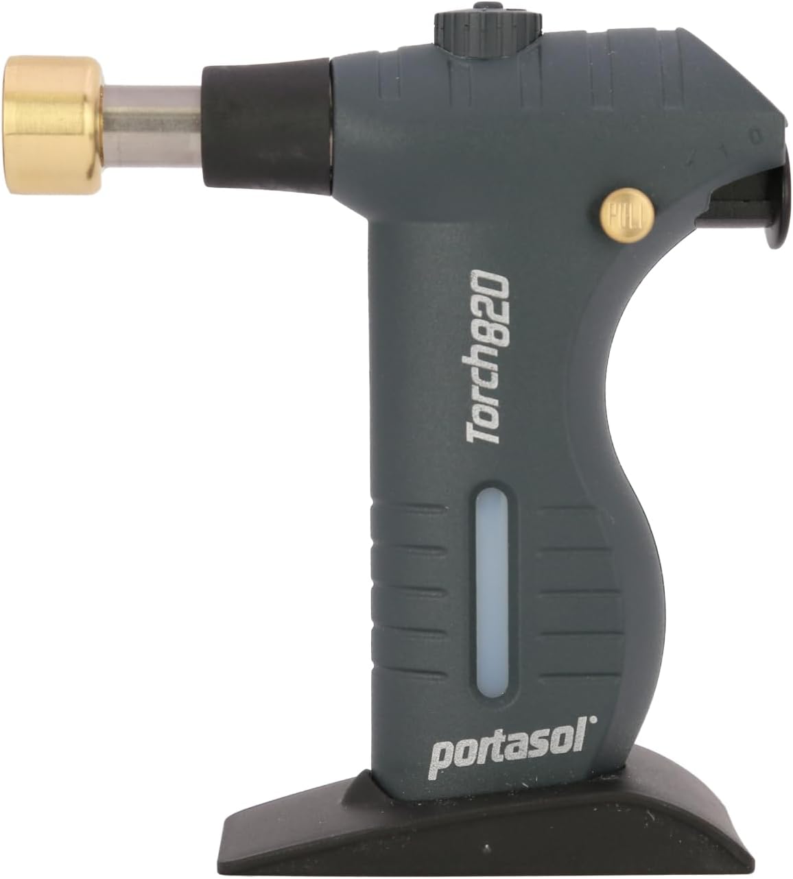 PORTASOL Pro-Grade 820 Butane Torch, Piezo Ignition System, Safety Lock, Adjustable Flame Used for Cooking, Jewerly Making and Soldering | Output 50-820 Watts