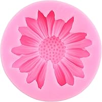 Vista 9 de Mujiang Molde de silicona para crisantemo, molde de fondant de girasol, molde de margarita para decoración de pasteles, decoración de cupcakes