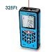 Laser Distance Measurer, Foneso 328ft Digital Handheld Rangefinder with Mute Function Range Finder, Pythagorean Mode, Area& Volume Calculation