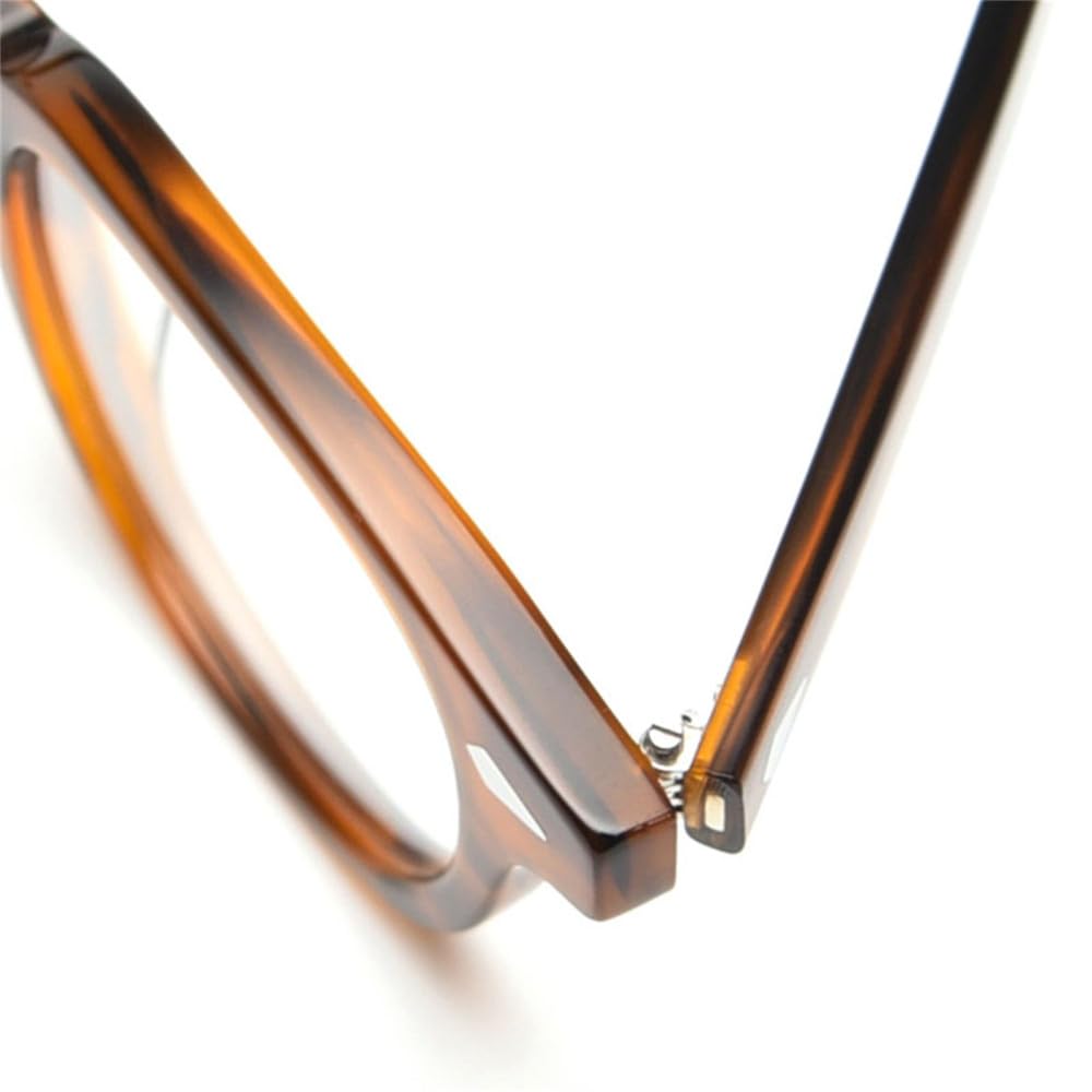 Nieten Acetat Brillengestell Damen Brillen Herren Brillengestell Klare UV400 Brille
