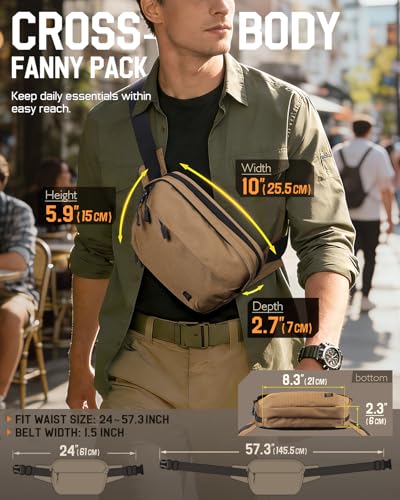 Image of Tactical CCW Fanny Pack for EDC Gear
