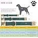 YUDOTE Weiches Hundehalsband, natürliches Baumwollmischgewebe umwickelt, Nicht reizend für Kleine Hunde mit empfindlicher Haut, Britisches Renngrün