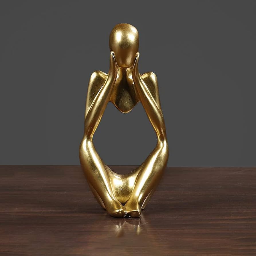 Amazon.co.jp: ADOSIA モダン 考える 人体 彫像 アート 置物 オブジェ