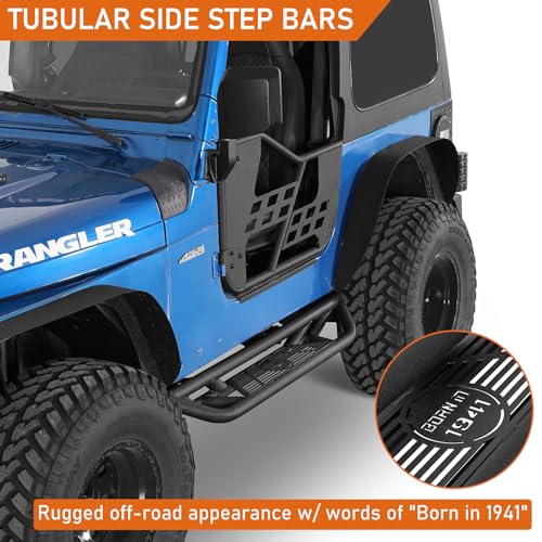 Estribos laterales para Jeep Wrangler TJ 1997-2006 miniatura 2