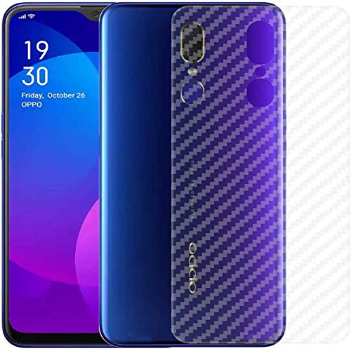 Image of Compatible with Oppo F11 Back Screen Protective Film Carbon Fiber Skin Transparent Screen Guard Sticker