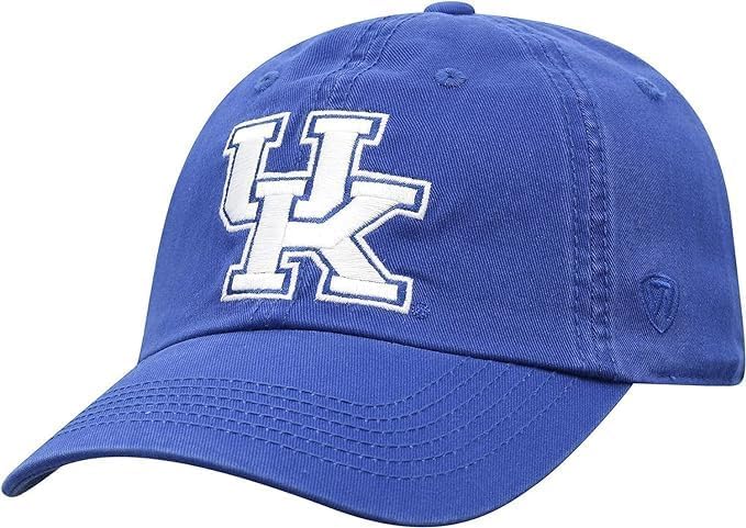 Collegiate Primary Color Relaxed Fit Adjustable Hats (US Alpha One Size Kentucky)