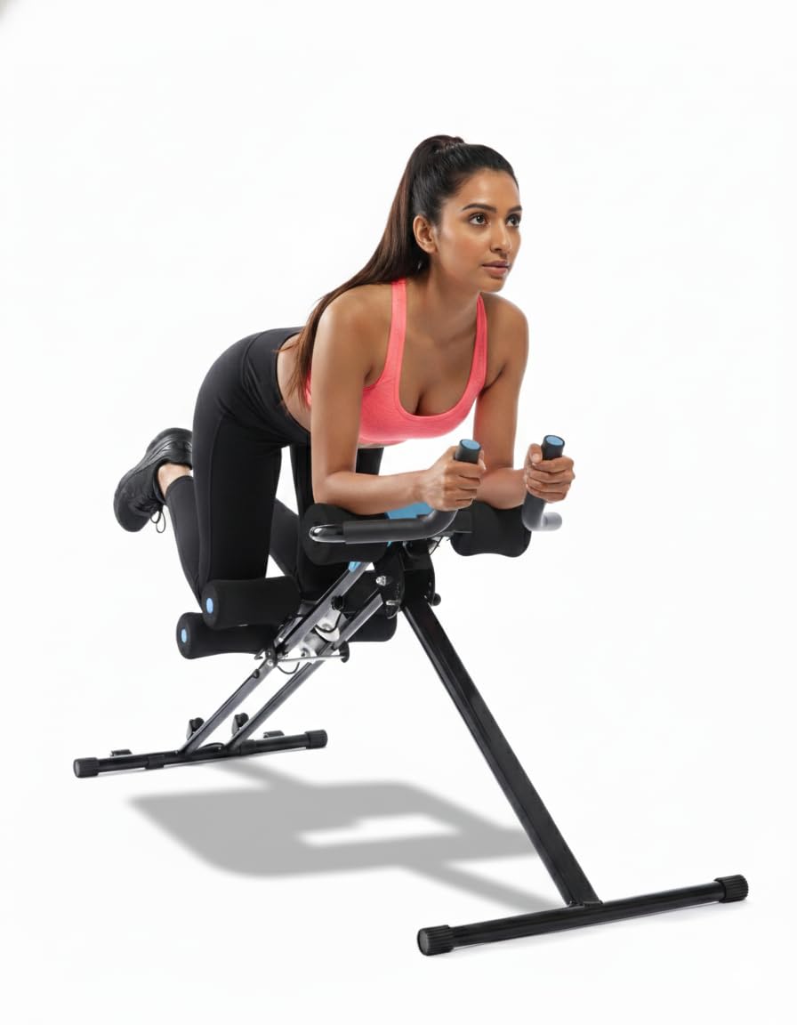 GYMFORM Macchina per addominali AB Generator, allenamento completo, allenamento funzionale per addominali, braccia, gambe, cardio + fitness, Attrezzo Fitness