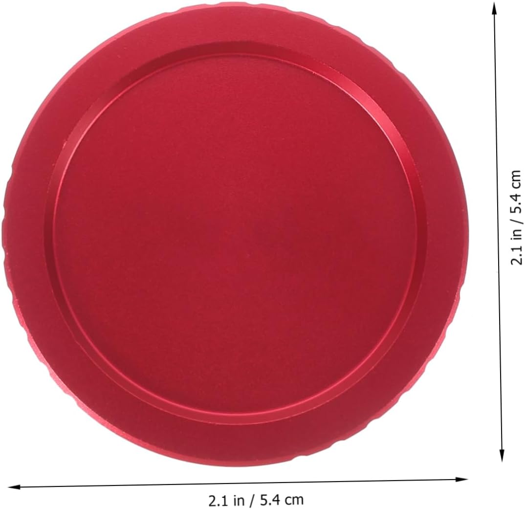 Astronomical Telescope Eyepiece Cover Threaded Aluminum Alloy Red Cap