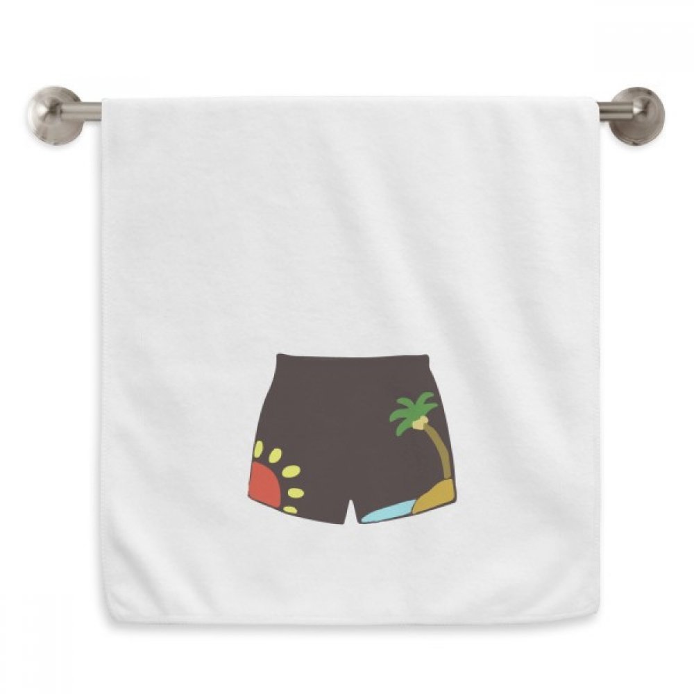 Serviette moelleuse 13X29 Pouces drap de toilette blanc motif diadème original