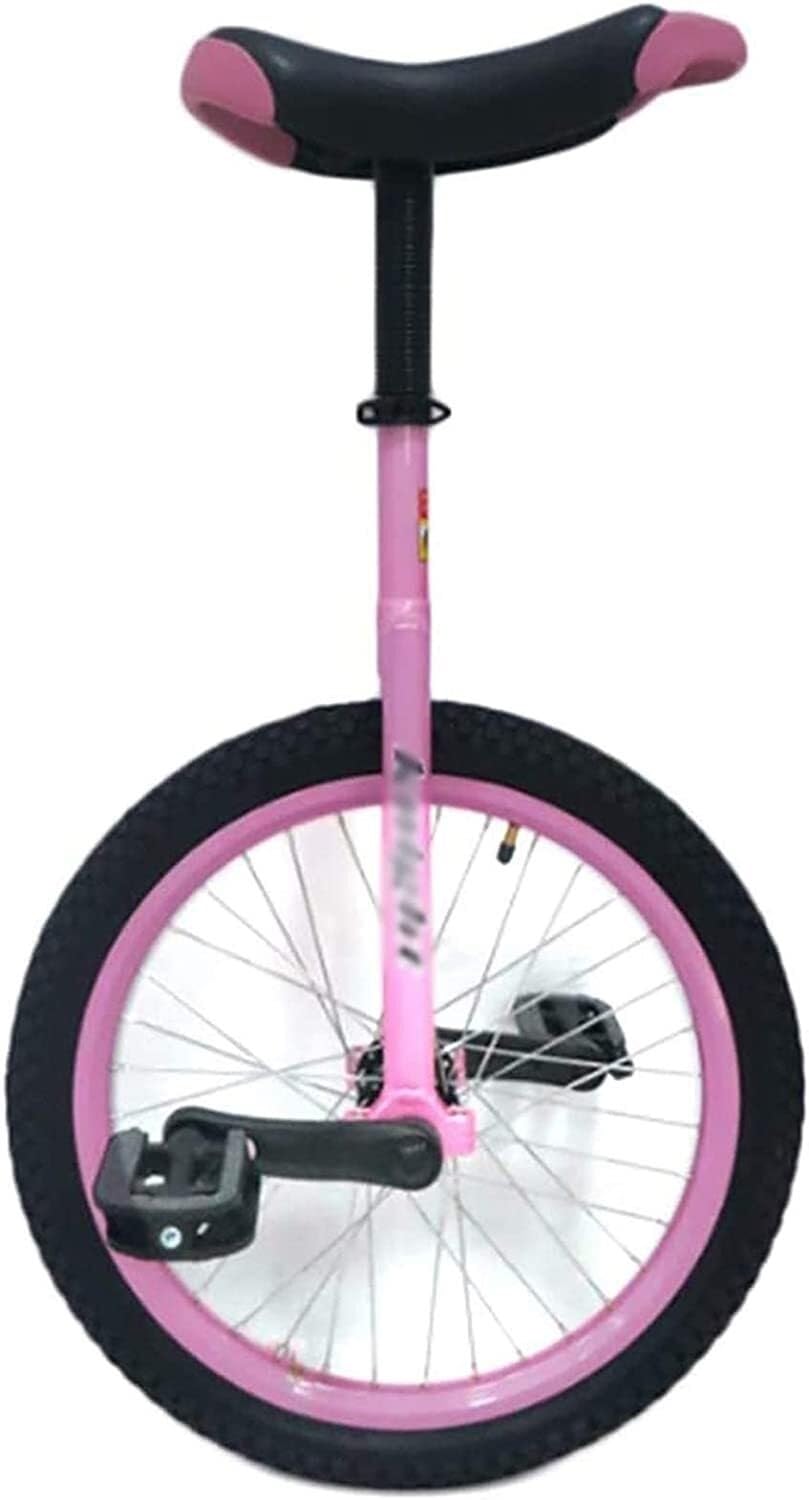 GYJ Pink Girl Ruedas de 20/18/16 Pulgadas, Monociclo Rosa, Bicicleta de pie for Principiantes, Utilizada for Ejercicios de Fitness al Aire Libre HY (Size : 16in)