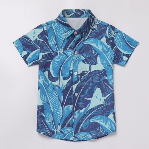 Image of Daddy and Me Matching Outfits Hawaiian Father and Son Matching Shirts for Family Photoshoot Summer Men Boys Father's Day Tops